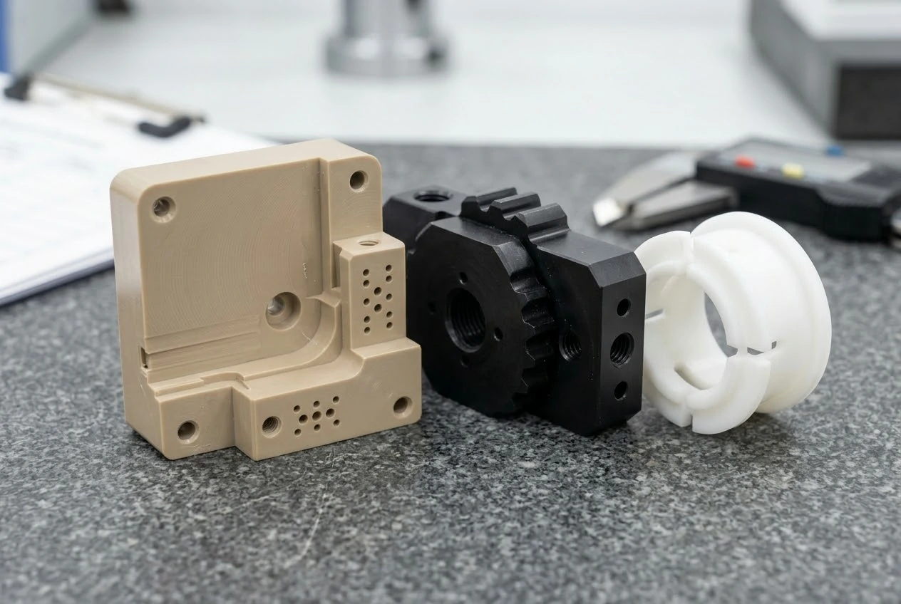 Engineering Plastics PEEK / POM / PTFE 工程塑料样件