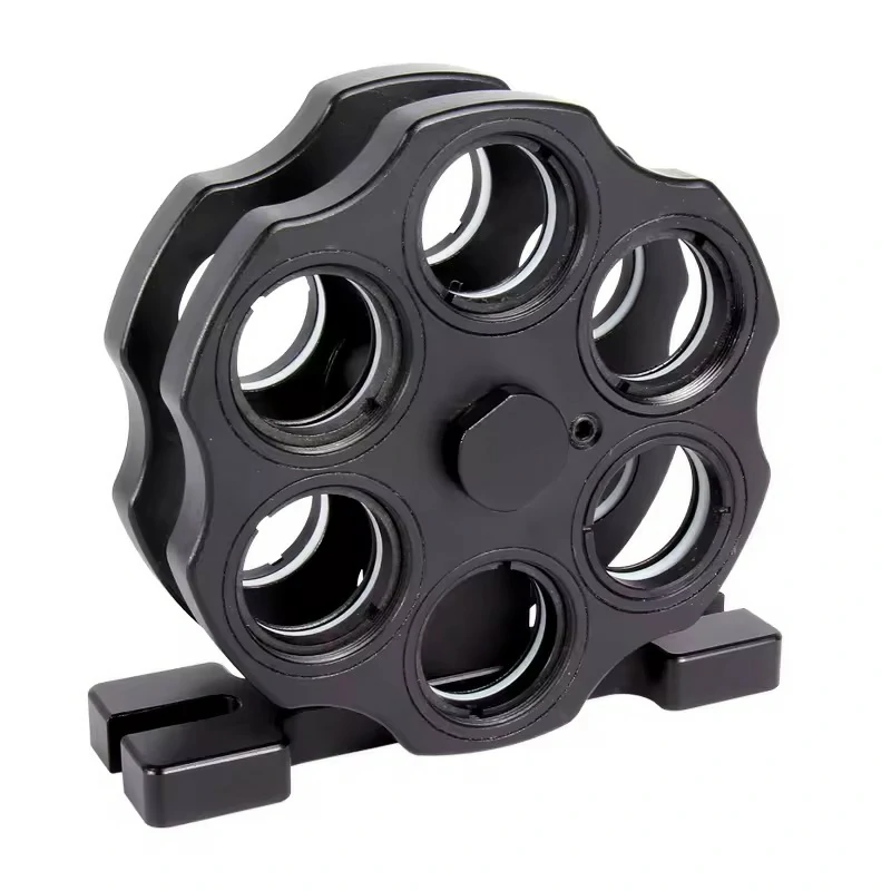 High-Precision Six-Piece Optics Manual Filter Wheel Mount (Dual Layer)