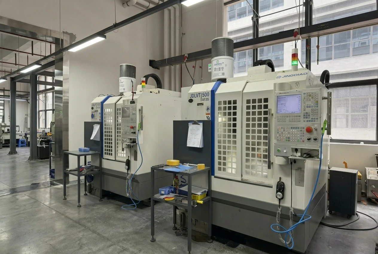 Advanced precision CNC machining centers operating in our clean manufacturing facility, equipped to deliver tight-tolerance custom components and scalable OEM production for global supply chains.